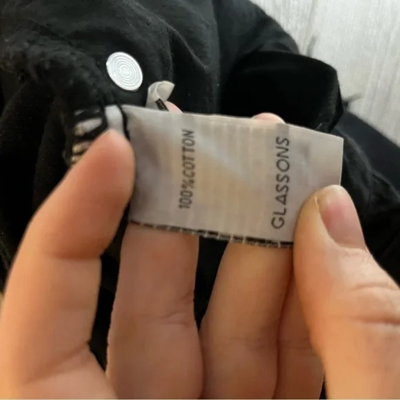 GLASSONS Denim Black Mini Skirt - Picture 5 of 5